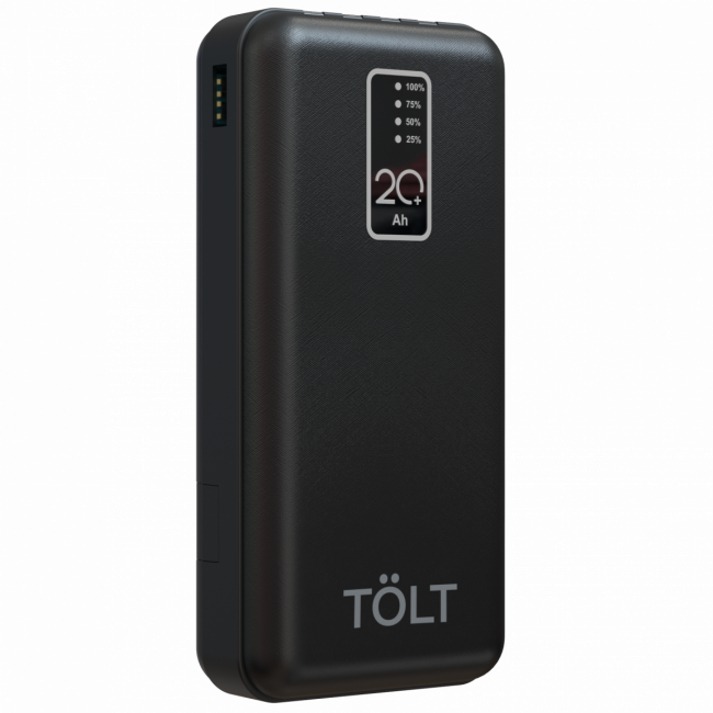 Портативный аккумулятор TOLT Lit K92 Black, 20000mAh, 10W, black, CCC TÖLT K92 Black — для бизнеса и офиса Портативный аккумулятор TOLT Lit K92 Black, 20000mAh, 10W, black, CCC TÖLT K92 Black — для бизнеса и офиса