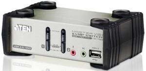 Переключатель консоли электронный, 2 порта PS/2 ATEN CS1732B