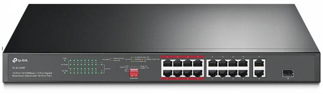 Коммутатор TP-Link TL-SL1218P — для бизнеса и офиса Коммутатор TP-Link TL-SL1218P — для бизнеса и офиса