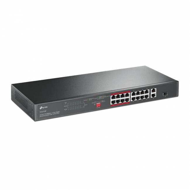 Коммутатор TP-Link TL-SL1218P — для бизнеса и офиса Коммутатор TP-Link TL-SL1218P — для бизнеса и офиса