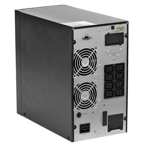 ИБП POWERMAN Online 2000, LCD, двойного преобразования, 2000ВА, 1800Вт, 8 штук IEC320 С13 с резервным питанием, USB, RS232, слот SNMP, разъем EPO, батарея 12В 9Ач 4 шт., 1 кабель для нагрузки C13/C14, 191 х 337 х 460 мм., 19.64 кг. POWERMAN Online 2000I — для бизнеса и офиса ИБП POWERMAN Online 2000, LCD, двойного преобразования, 2000ВА, 1800Вт, 8 штук IEC320 С13 с резервным питанием, USB, RS232, слот SNMP, разъем EPO, батарея 12В 9Ач 4 шт., 1 кабель для нагрузки C13/C14, 191 х 337 х 460 мм., 19.64 кг. POWERMAN Online 2000I — для бизнеса и офиса