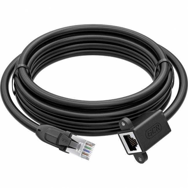 GCR Удлинитель PROF патч-корда прямой 5.0m, FTP медь, кат.6, 24 AWG, крепление под винт, никелированный коннектор, T568B, GCR-53719 Greenconnect GCR-53719 — для бизнеса и офиса