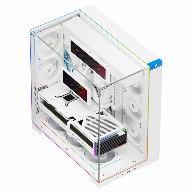 Корпус без блока питания Thermalright TR-A70 Vision White FAN5-C (TR-A70 Vision White FAN5-C) — для бизнеса и офиса Корпус без блока питания Thermalright TR-A70 Vision White FAN5-C (TR-A70 Vision White FAN5-C) — для бизнеса и офиса