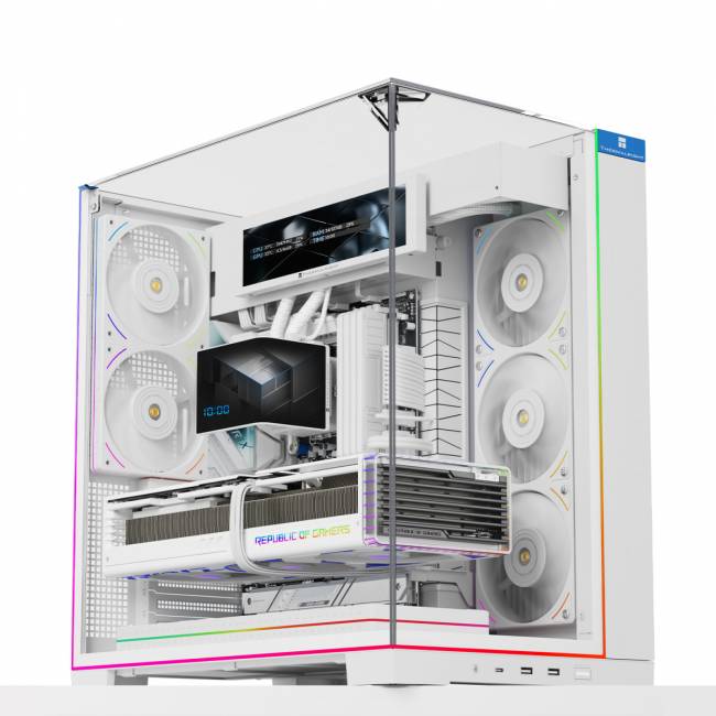 Корпус без блока питания Thermalright TR-A70 Vision White FAN5-C (TR-A70 Vision White FAN5-C) — для бизнеса и офиса Корпус без блока питания Thermalright TR-A70 Vision White FAN5-C (TR-A70 Vision White FAN5-C) — для бизнеса и офиса