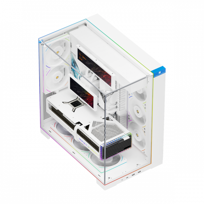 Корпус без блока питания Thermalright TR-A70 Vision White FAN5-C (TR-A70 Vision White FAN5-C) — для бизнеса и офиса Корпус без блока питания Thermalright TR-A70 Vision White FAN5-C (TR-A70 Vision White FAN5-C) — для бизнеса и офиса