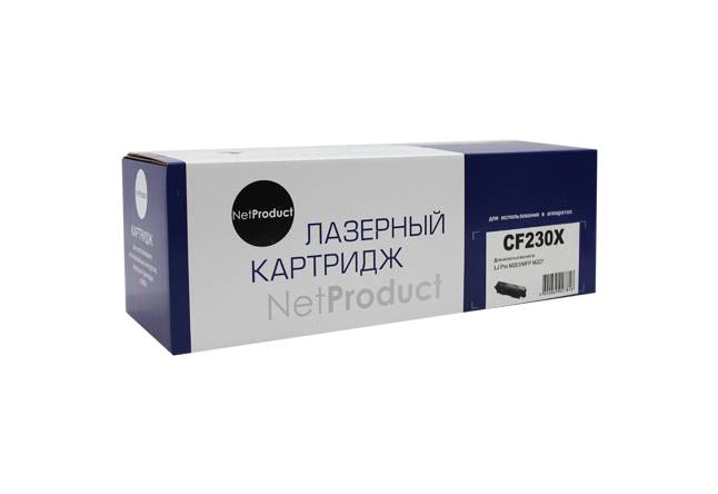 Тонер-картридж NetProduct (N-CF230X) для HP LJ Pro M203/MFP M227, 3,5K, с чипом — для бизнеса и офиса