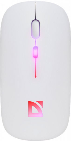 Defender Беспроводная оптическая мышь Touch MM-997 бел,2.4+BT,RGB,400mAh,бесшумная Defender Touch MM-997 — для бизнеса и офиса Defender Беспроводная оптическая мышь Touch MM-997 бел,2.4+BT,RGB,400mAh,бесшумная Defender Touch MM-997 — для бизнеса и офиса