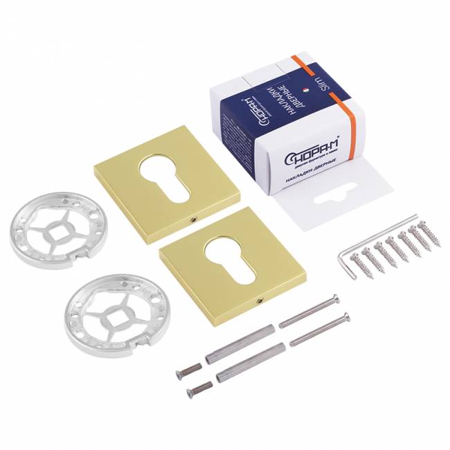 Накладка дверная НК-К Slim золото — для бизнеса и офиса Накладка дверная НК-К Slim золото — для бизнеса и офиса