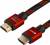 Greenconnect Кабель 2.0m HDMI версия 2.0, HDR 4:2:2, Ultra HD, 4K 60 fps 60Hz/5K*30Hz, 3D, AUDIO, 18.0 Гбит/с, 28/28 AWG, OD7.3mm, тройной экран, BICOLOR нейлон, AL корпус красный, GCR-51490 Greenconnect HDMI (m) - HDMI (m) 2м — для бизнеса и офиса Greenconnect Кабель 2.0m HDMI версия 2.0, HDR 4:2:2, Ultra HD, 4K 60 fps 60Hz/5K*30Hz, 3D, AUDIO, 18.0 Гбит/с, 28/28 AWG, OD7.3mm, тройной экран, BICOLOR нейлон, AL корпус красный, GCR-51490 Greenconnect HDMI (m) - HDMI (m) 2м — для бизнеса и офиса