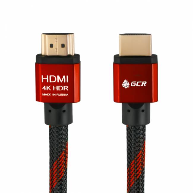 Greenconnect Кабель 2.0m HDMI версия 2.0, HDR 4:2:2, Ultra HD, 4K 60 fps 60Hz/5K*30Hz, 3D, AUDIO, 18.0 Гбит/с, 28/28 AWG, OD7.3mm, тройной экран, BICOLOR нейлон, AL корпус красный, GCR-51490 Greenconnect HDMI (m) - HDMI (m) 2м — для бизнеса и офиса Greenconnect Кабель 2.0m HDMI версия 2.0, HDR 4:2:2, Ultra HD, 4K 60 fps 60Hz/5K*30Hz, 3D, AUDIO, 18.0 Гбит/с, 28/28 AWG, OD7.3mm, тройной экран, BICOLOR нейлон, AL корпус красный, GCR-51490 Greenconnect HDMI (m) - HDMI (m) 2м — для бизнеса и офиса