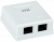 Настенная информационная розетка RJ45 8P8C, кат.5Е UTP, 2-порта, белая ITK CS2-1C5EU-22 — для бизнеса и офиса Настенная информационная розетка RJ45 8P8C, кат.5Е UTP, 2-порта, белая ITK CS2-1C5EU-22 — для бизнеса и офиса