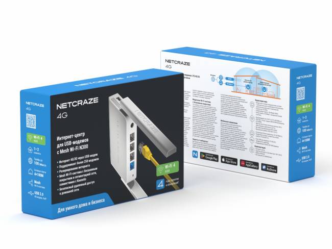 Маршрутизатор Netcraze Netcraze 4G (NC-1213) — для бизнеса и офиса Маршрутизатор Netcraze Netcraze 4G (NC-1213) — для бизнеса и офиса