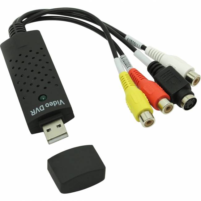 Устройство видеозахвата VCOM USD to DVR <DU501> Кабель-переходник VCOM USB 2.0 (m)/3 x RCA (m)/S-Video (m) - 0.09 м (DU501) — для бизнеса и офиса