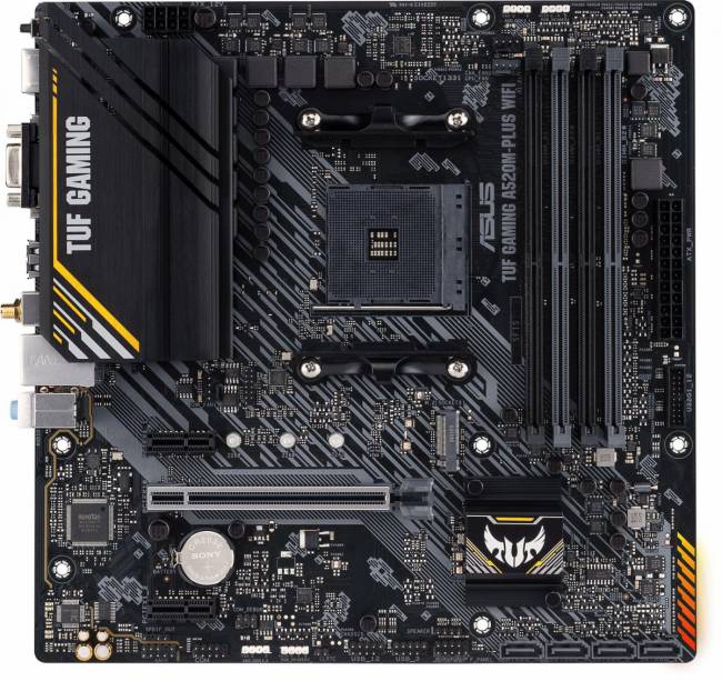 Материнская плата ASUS TUF GAMING A520M-PLUS WIFI — для бизнеса и офиса Материнская плата ASUS TUF GAMING A520M-PLUS WIFI — для бизнеса и офиса