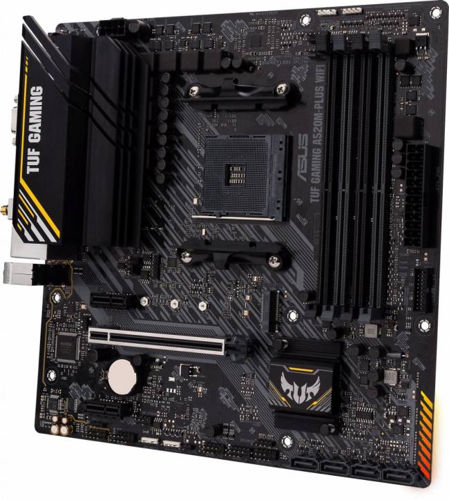 Материнская плата ASUS TUF GAMING A520M-PLUS WIFI — для бизнеса и офиса Материнская плата ASUS TUF GAMING A520M-PLUS WIFI — для бизнеса и офиса