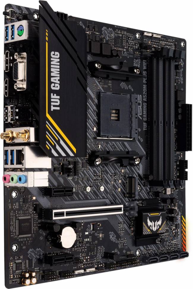 Материнская плата ASUS TUF GAMING A520M-PLUS WIFI — для бизнеса и офиса Материнская плата ASUS TUF GAMING A520M-PLUS WIFI — для бизнеса и офиса