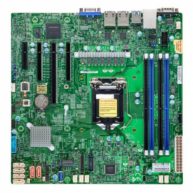 Материнская плата SuperMicro MBD-X12STL-F-B — для бизнеса и офиса Материнская плата SuperMicro MBD-X12STL-F-B — для бизнеса и офиса