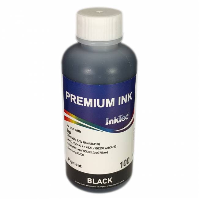 Чернила InkTec (H7064) для HP CB316/ CB321, Bk,Пигментные, 0,1 л. (ориг.фасовка) — для бизнеса и офиса Чернила InkTec (H7064) для HP CB316/ CB321, Bk,Пигментные, 0,1 л. (ориг.фасовка) — для бизнеса и офиса