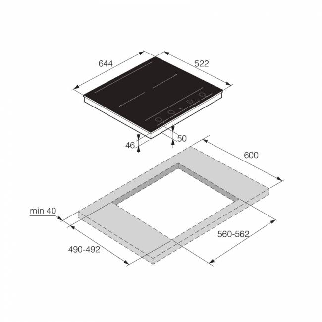 Варочная панель ASKO Asko HID654GC — для бизнеса и офиса Варочная панель ASKO Asko HID654GC — для бизнеса и офиса