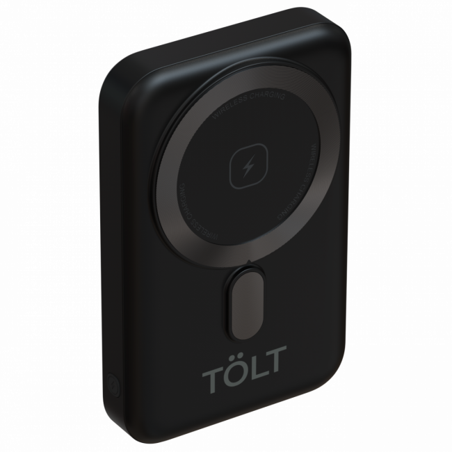 Портативный аккумулятор TOLT Seg KW101 Black, 10000mAh, 22,5W, fast charging and PD, wireless, magnetic, black, CCC TÖLT KW101 Black — для бизнеса и офиса Портативный аккумулятор TOLT Seg KW101 Black, 10000mAh, 22,5W, fast charging and PD, wireless, magnetic, black, CCC TÖLT KW101 Black — для бизнеса и офиса