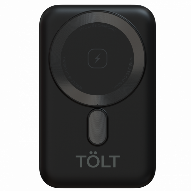 Портативный аккумулятор TOLT Seg KW101 Black, 10000mAh, 22,5W, fast charging and PD, wireless, magnetic, black, CCC TÖLT KW101 Black — для бизнеса и офиса Портативный аккумулятор TOLT Seg KW101 Black, 10000mAh, 22,5W, fast charging and PD, wireless, magnetic, black, CCC TÖLT KW101 Black — для бизнеса и офиса