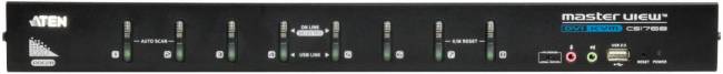Переключатель, электрон., KVM+Audio, 1 user USB+DVI => 8 cpu USB+DVI, со шнурами USB DVI-D 2x1.8м., 1920x1200 DVI Single Link/2048x1536 VGA, 1U 19", исп.спец.шнуры, OSD, каскад 512, (2-портовый USB 2.0 hub) ATEN CS1768 — для бизнеса и офиса Переключатель, электрон., KVM+Audio, 1 user USB+DVI => 8 cpu USB+DVI, со шнурами USB DVI-D 2x1.8м., 1920x1200 DVI Single Link/2048x1536 VGA, 1U 19", исп.спец.шнуры, OSD, каскад 512, (2-портовый USB 2.0 hub) ATEN CS1768 — для бизнеса и офиса