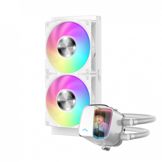 Водяное охлаждение для процессора SAMA L70 240WH White — для бизнеса и офиса Водяное охлаждение для процессора SAMA L70 240WH White — для бизнеса и офиса