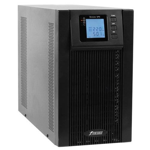 ИБП POWERMAN Online 3000, LCD, двойного преобразования, 3000ВА, 2700Вт, 8 штук IEC320 С13 с резервным питанием, USB, RS232, слот SNMP, разъем EPO, батарея 12В 9Ач 6 шт., 1 кабель для нагрузки C13/C14, 191 х 337 х 460 мм., 25.52 кг. POWERMAN Online 3000I — для бизнеса и офиса ИБП POWERMAN Online 3000, LCD, двойного преобразования, 3000ВА, 2700Вт, 8 штук IEC320 С13 с резервным питанием, USB, RS232, слот SNMP, разъем EPO, батарея 12В 9Ач 6 шт., 1 кабель для нагрузки C13/C14, 191 х 337 х 460 мм., 25.52 кг. POWERMAN Online 3000I — для бизнеса и офиса