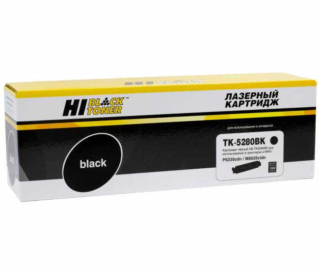 Тонер-картридж Hi-Black (HB-TK-5280BK) для Kyocera ECOSYS P6235/M6235/M6635, Bk, 13K — для бизнеса и офиса Тонер-картридж Hi-Black (HB-TK-5280BK) для Kyocera ECOSYS P6235/M6235/M6635, Bk, 13K — для бизнеса и офиса