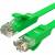 GCR Патч-корд PROF плоский прямой 7.5m, UTP медь кат.6, зеленый, 30 AWG, GCR-LNC625-7.5m, ethernet high speed 10 Гбит/с, RJ45, T568B Greenconnect GCR-LNC625-7.5m — для бизнеса и офиса