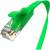 GCR Патч-корд PROF плоский прямой 7.5m, UTP медь кат.6, зеленый, 30 AWG, GCR-LNC625-7.5m, ethernet high speed 10 Гбит/с, RJ45, T568B Greenconnect GCR-LNC625-7.5m — для бизнеса и офиса