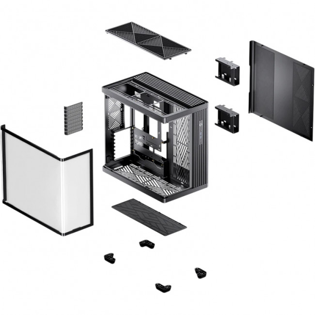 Корпус без блока питания JONSBO TK-4 Black — для бизнеса и офиса Корпус без блока питания JONSBO TK-4 Black — для бизнеса и офиса