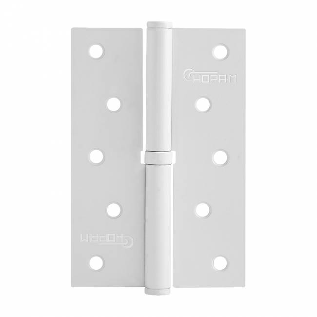 Петля левая/правая 750-5' STD (120*80*2,5) без колп. белый правая — для бизнеса и офиса Петля левая/правая 750-5' STD (120*80*2,5) без колп. белый правая — для бизнеса и офиса