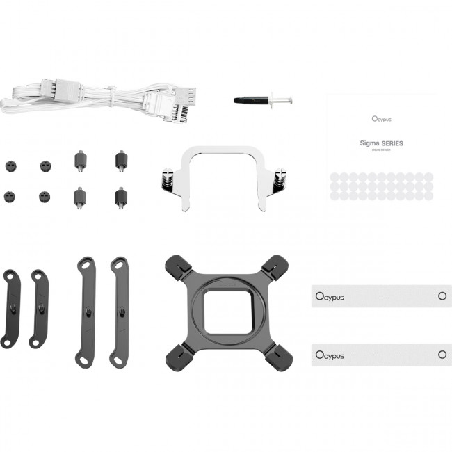 Система жидкостного охлаждения Ocypus Sigma-L36-WH3AAWWN00X-GL White — для бизнеса и офиса