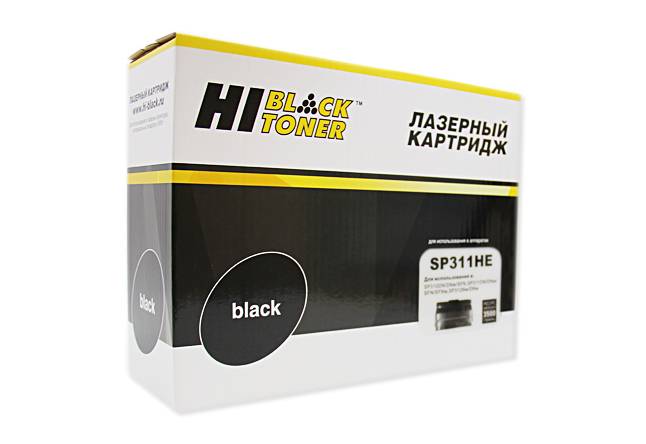 Картридж Hi-Black (HB-SP311HE) для Ricoh Aficio SP 310DN/SP311DN/311DNw/SP312Nw/DNw, 3,5K — для бизнеса и офиса Картридж Hi-Black (HB-SP311HE) для Ricoh Aficio SP 310DN/SP311DN/311DNw/SP312Nw/DNw, 3,5K — для бизнеса и офиса