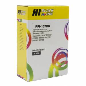 Картридж Hi-Black (PFI-107BK) для Canon iPF680/685/780/785, Bk Картридж Hi-Black (PFI-107BK) для Canon iPF680/685/780/785, Bk