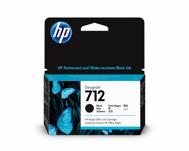 Картридж 712 для HP DJ T230/630, 38мл (O) чёрный 3ED70A — для бизнеса и офиса Картридж 712 для HP DJ T230/630, 38мл (O) чёрный 3ED70A — для бизнеса и офиса