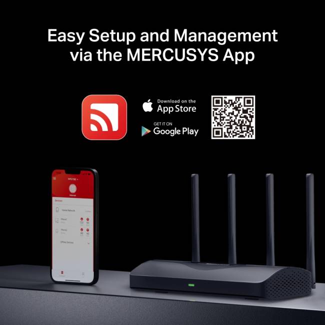 Маршрутизатор Mercusys MR27BE — для бизнеса и офиса Маршрутизатор Mercusys MR27BE — для бизнеса и офиса