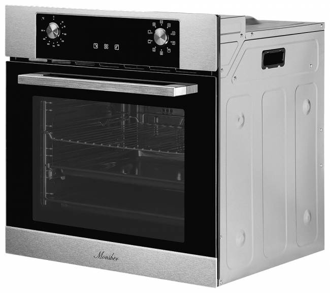 Встраиваемый электрический духовой шкаф MONSHER MONSHER MOE 6092 Acier — для бизнеса и офиса Встраиваемый электрический духовой шкаф MONSHER MONSHER MOE 6092 Acier — для бизнеса и офиса