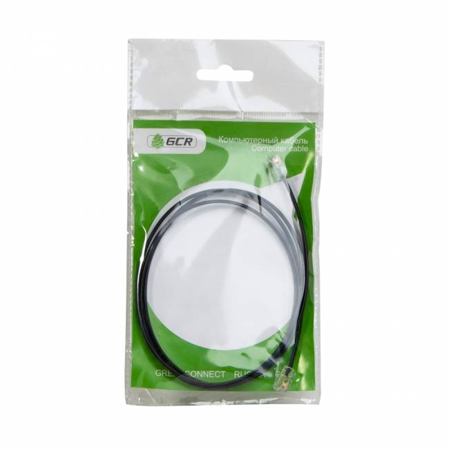 Greenconnect Телефонный шнур удлинитель для аппарата 20.0m GCR-TP6P4C2-20.0m, 6P4C (джек 6p4c - jack 6p4c) черный Greenconnect RJ11 - RJ11 20м — для бизнеса и офиса Greenconnect Телефонный шнур удлинитель для аппарата 20.0m GCR-TP6P4C2-20.0m, 6P4C (джек 6p4c - jack 6p4c) черный Greenconnect RJ11 - RJ11 20м — для бизнеса и офиса