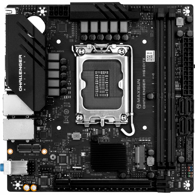 Материнская плата MAXSUN MS-Challenger H610ITX 2LAN V3 — для бизнеса и офиса Материнская плата MAXSUN MS-Challenger H610ITX 2LAN V3 — для бизнеса и офиса