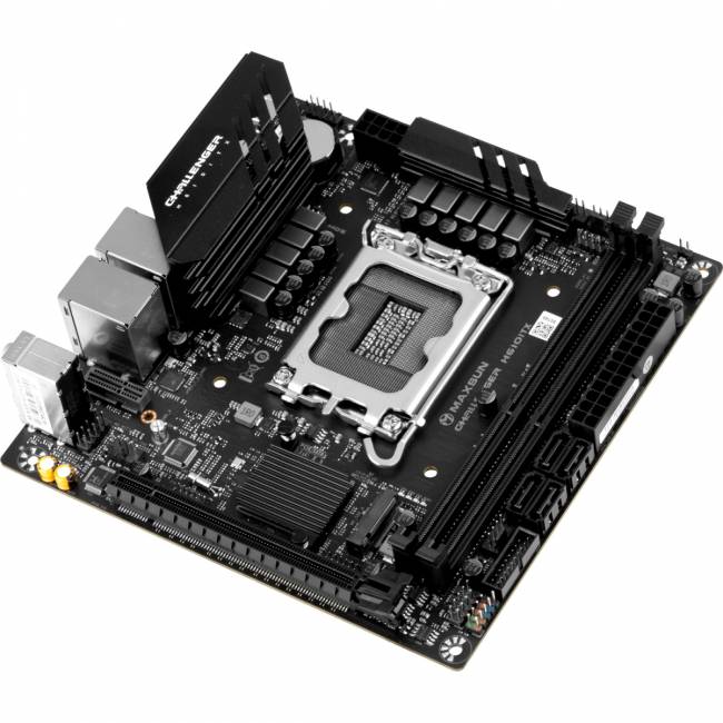 Материнская плата MAXSUN MS-Challenger H610ITX 2LAN V3 — для бизнеса и офиса Материнская плата MAXSUN MS-Challenger H610ITX 2LAN V3 — для бизнеса и офиса