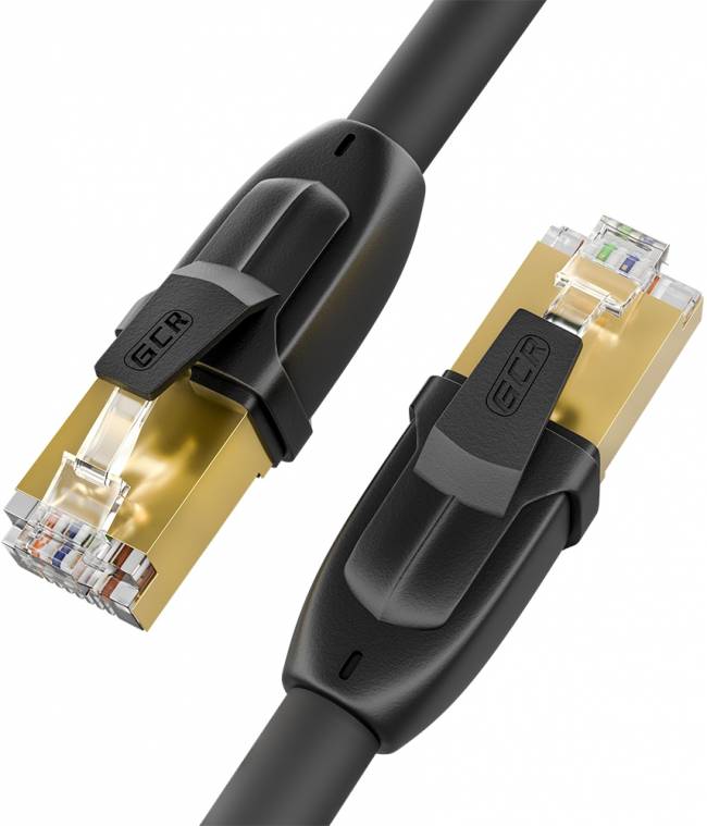 GCR Патч-корд PROF кат.7 ethernet 7.5m F/FTP, RJ45, CU, 28 AWG, литой, прямой , черный, экранированные коннекторы, GCR-52563 Greenconnect RJ45(m) - RJ45(m) Cat. 7 F/FTP LSZH 7.5м — для бизнеса и офиса GCR Патч-корд PROF кат.7 ethernet 7.5m F/FTP, RJ45, CU, 28 AWG, литой, прямой , черный, экранированные коннекторы, GCR-52563 Greenconnect RJ45(m) - RJ45(m) Cat. 7 F/FTP LSZH 7.5м — для бизнеса и офиса