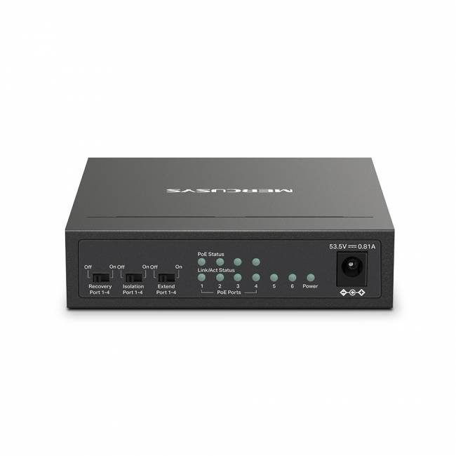 Коммутатор Mercusys MS106LP — для бизнеса и офиса Коммутатор Mercusys MS106LP — для бизнеса и офиса