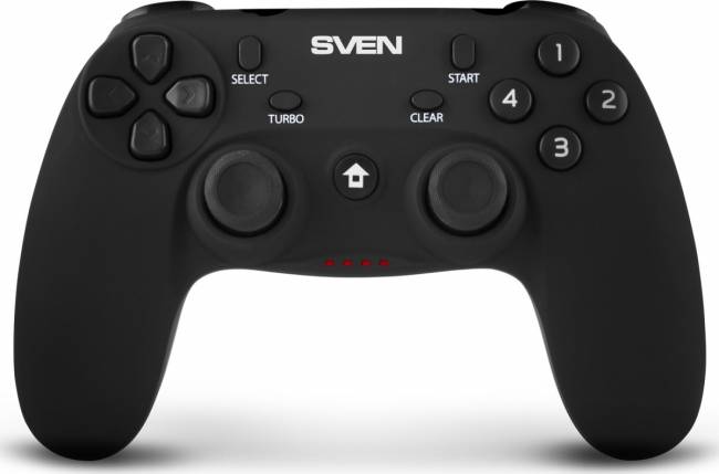 Беспроводной геймпад SVEN GC-3050 (13 кл. 2 мини-джойстика, D-pad, Soft Touch, PC/PS3/Xinput) Sven GC-3050 — для бизнеса и офиса