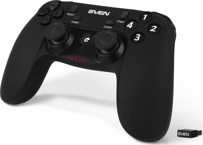 Беспроводной геймпад SVEN GC-3050 (13 кл. 2 мини-джойстика, D-pad, Soft Touch, PC/PS3/Xinput) Sven GC-3050 — для бизнеса и офиса