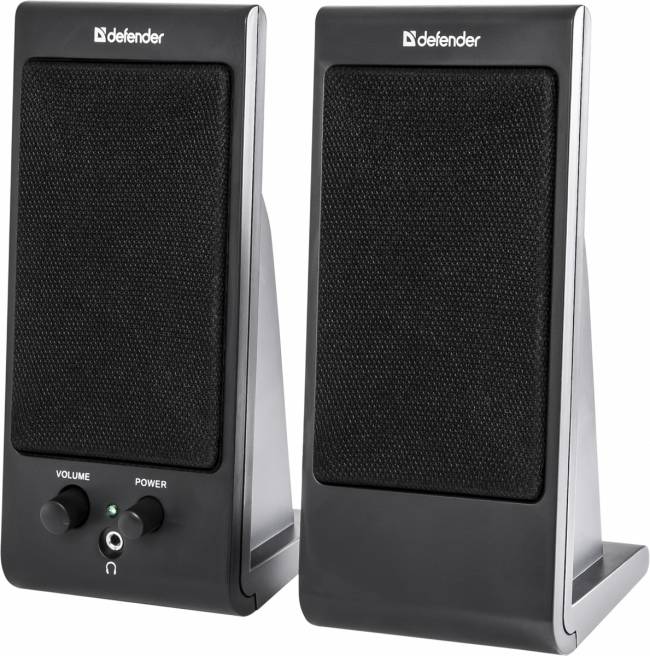 Defender Акустическая 2.0 система SPK-170 черный, 6 Вт, питание от USB Defender SPK-170 — для бизнеса и офиса