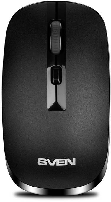 Беспроводная мышь SVEN RX-260W чёрная (2,4 GHz, 3+1кл. 800/1200/1600DPI, блист.) Sven RX-260W — для бизнеса и офиса Беспроводная мышь SVEN RX-260W чёрная (2,4 GHz, 3+1кл. 800/1200/1600DPI, блист.) Sven RX-260W — для бизнеса и офиса