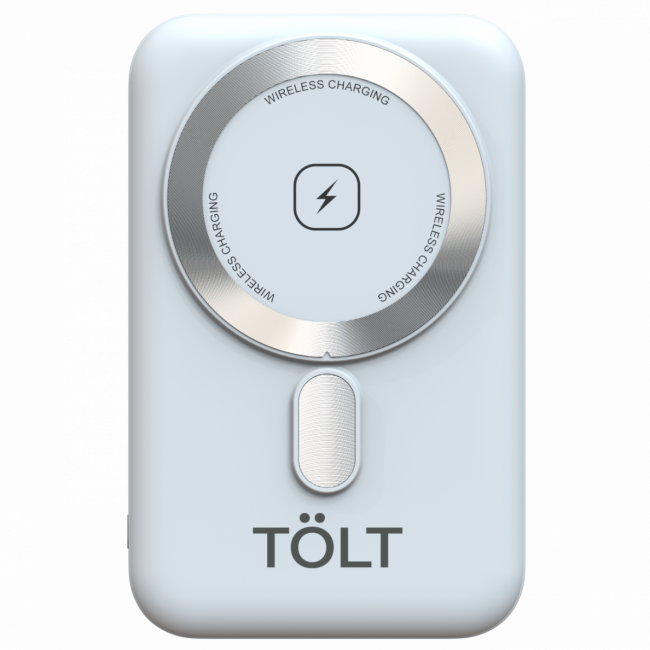Портативный аккумулятор TOLT Seg KW109 White, 10000mAh, 22,5W, fast charging and PD, wireless, magnetic, white, CCC TÖLT KW109 White — для бизнеса и офиса Портативный аккумулятор TOLT Seg KW109 White, 10000mAh, 22,5W, fast charging and PD, wireless, magnetic, white, CCC TÖLT KW109 White — для бизнеса и офиса