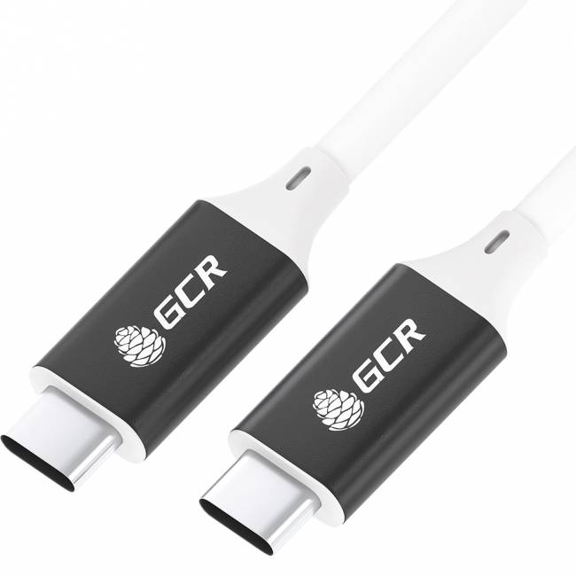 GCR Кабель USB 3.1 Type C-С 1.0m белый, 100W/20V/5A, M/M, TPE, AL сase черный, белый ПВХ, экран, армированный, GCR-50866 Кабель Greenconnect 1 м (GCR-50866) — для бизнеса и офиса GCR Кабель USB 3.1 Type C-С 1.0m белый, 100W/20V/5A, M/M, TPE, AL сase черный, белый ПВХ, экран, армированный, GCR-50866 Кабель Greenconnect 1 м (GCR-50866) — для бизнеса и офиса